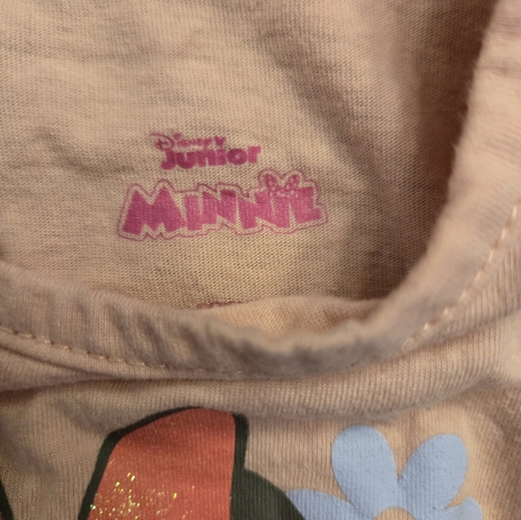 Bundle Of 2 Disney Minnie Mouse Kids Shirts - Pink and Yellow 18 Months - Picture 3 of 6